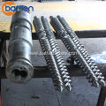 65/132 conical twin screw barrel for PVC pipe